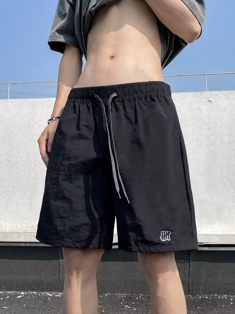 Nylon Embroidered Outdoor Shorts for Men with Quick Dry Comfort