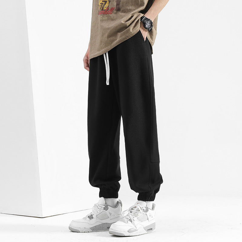 Men's and Women's Streetwear High-Waisted Tapered Lantern Jogger Pants