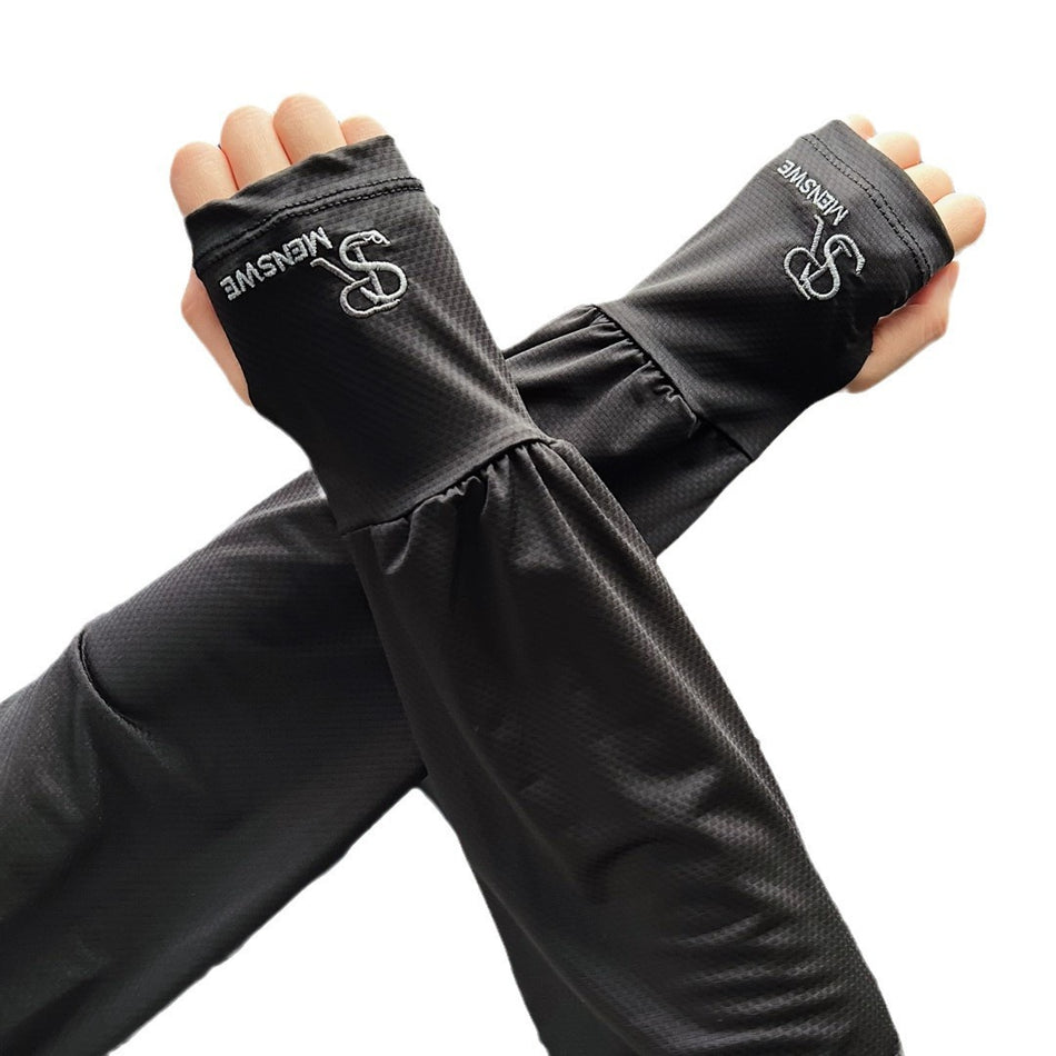 Men's Premium Loose Fit Ice Silk UV Protection Sleeves