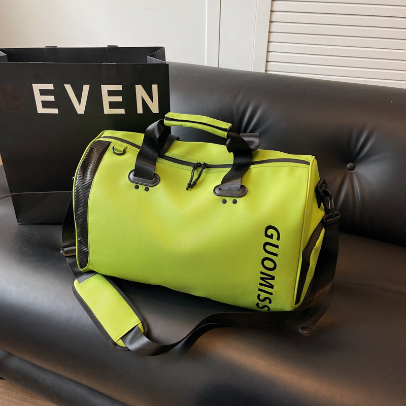 Premium Large-Capacity Short-Distance Travel & Fitness Bag with Shoe Compartment