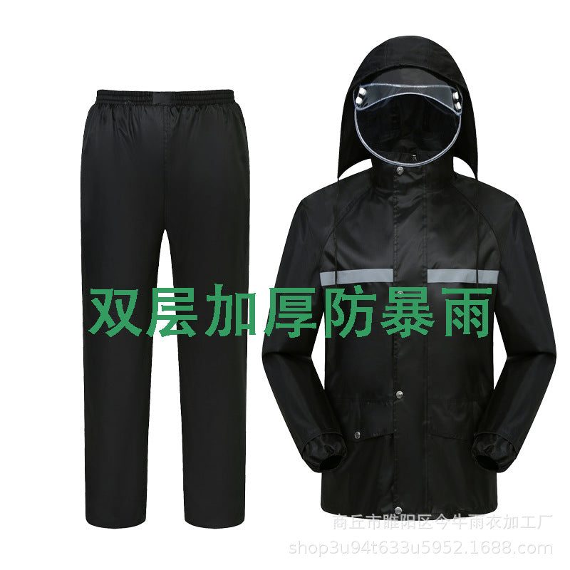 Premium Men's Full Body Storm Proof Cycling Rain Set