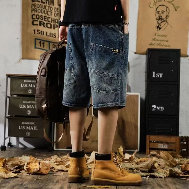 Men's Premium Retro American-Style Denim Shorts