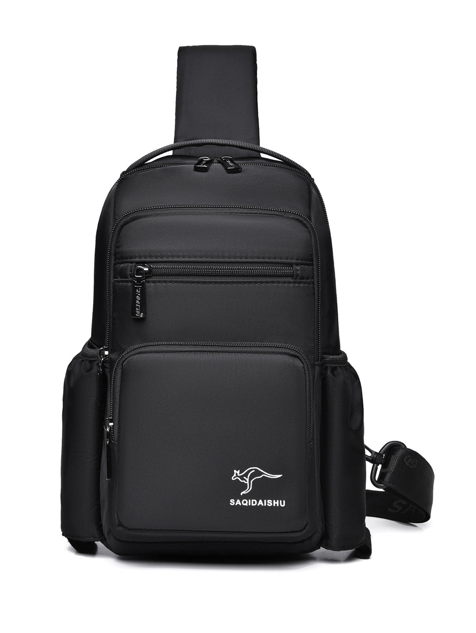 Men's Oxford Chest Bag with Large Capacity Travel Design