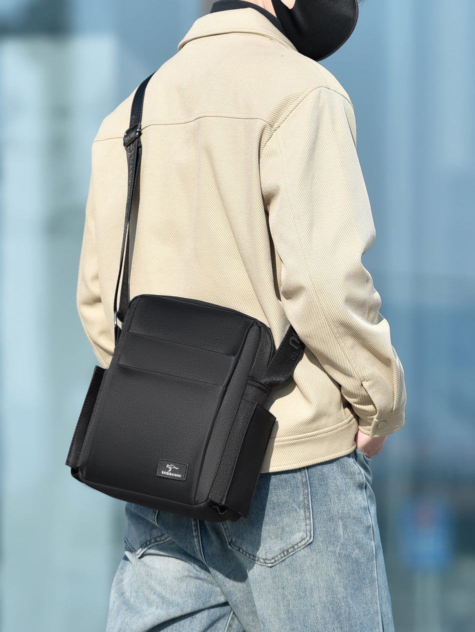 Men's Oxford Shoulder Bag with Large Capacity Travel Design