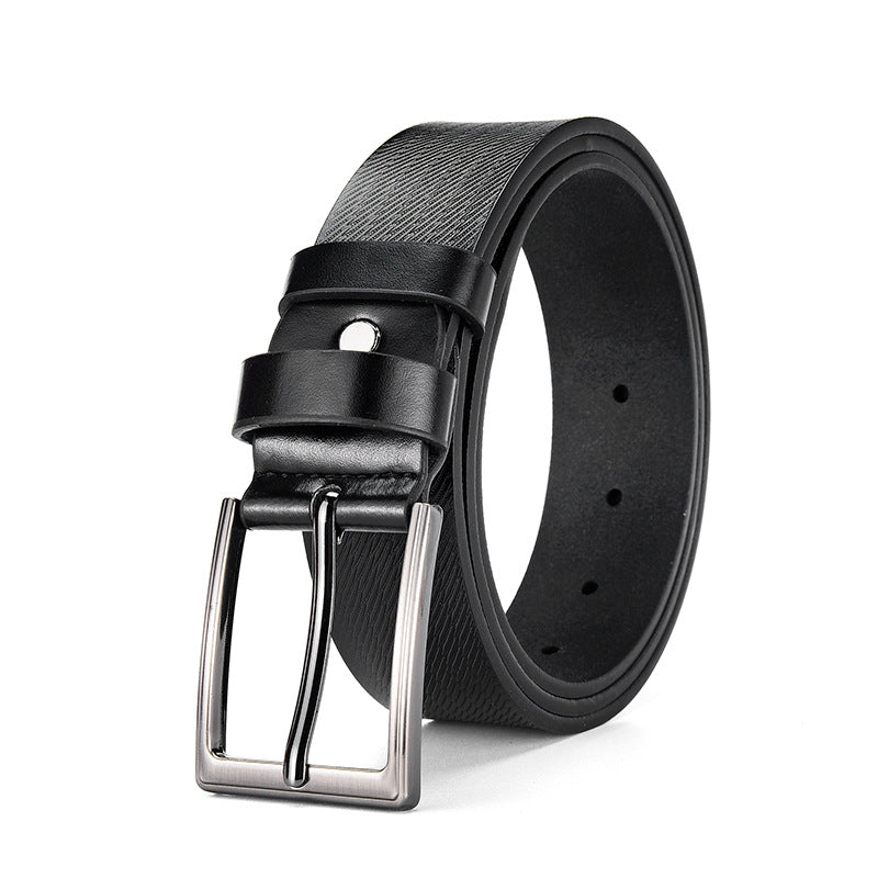 Men's Business Casual Pin Buckle Belt for Denim Wear
