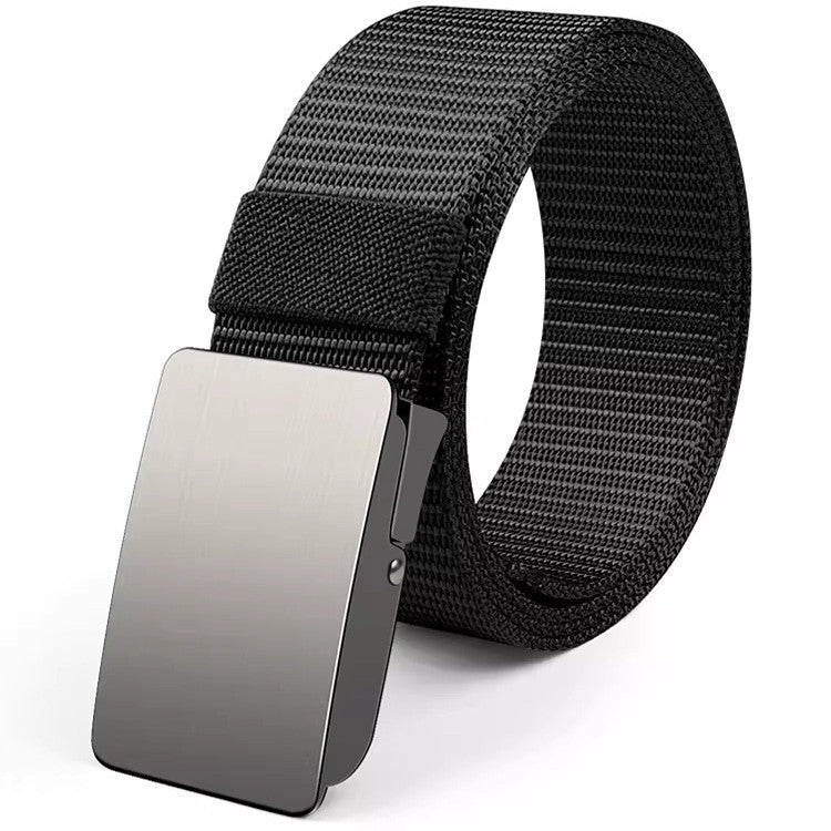 Men's Tactical Woven Belt Casual Jeans Workwear Style