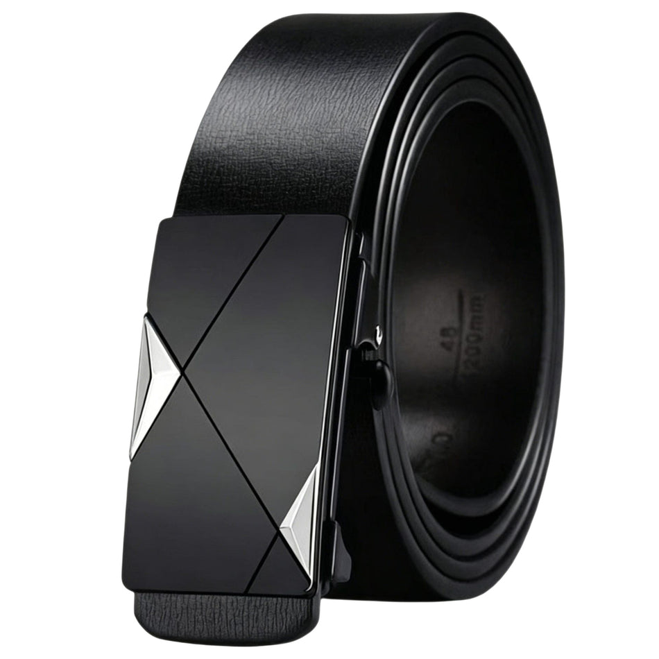 Men's Toothless Automatic Buckle Casual Leather Belt