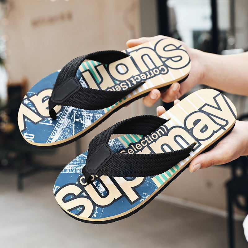 Men’s Soft Sole Non Slip Outdoor Beach Thong Sandals
