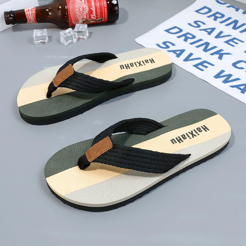 Men’s Non Slip Beach Flip Flops Comfortable Summer Sandals