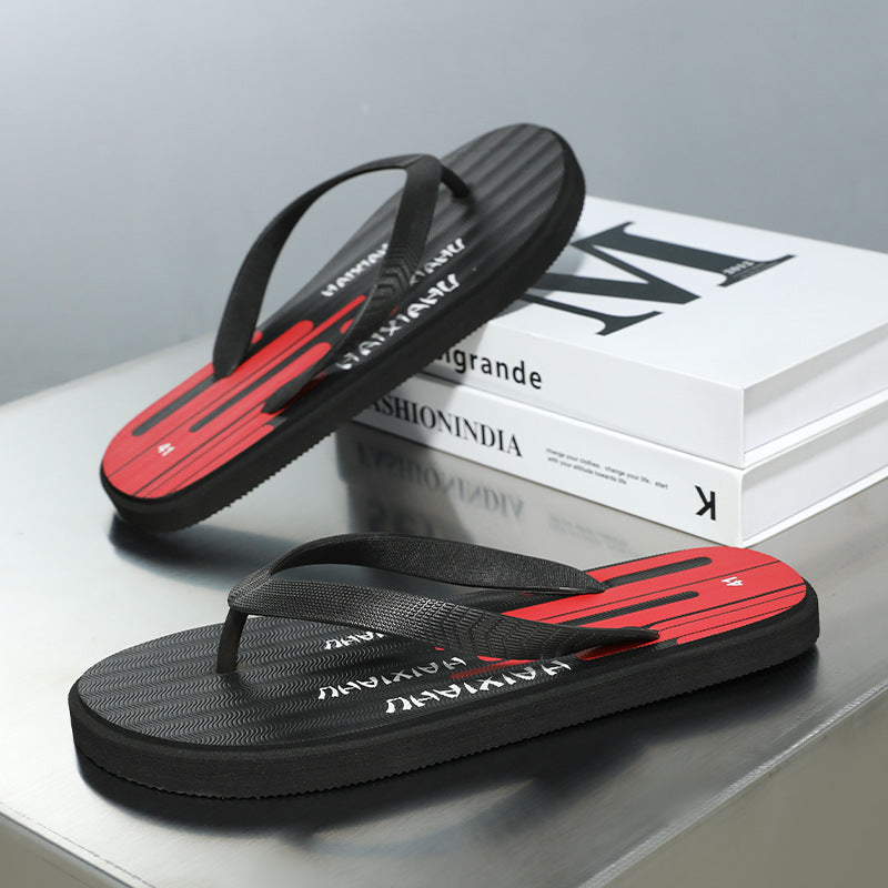 Men’s Non Slip Wear Resistant Beach Flip Flops Casual Sandals