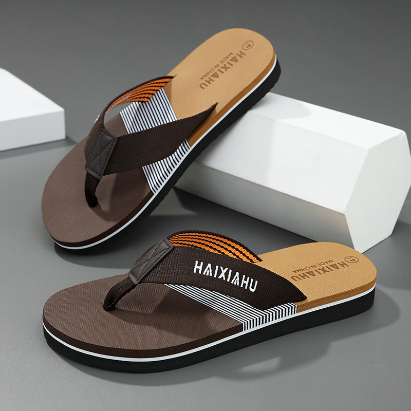 Men’s Non Slip Outdoor Beach Flip Flops Stylish Casual Slippers