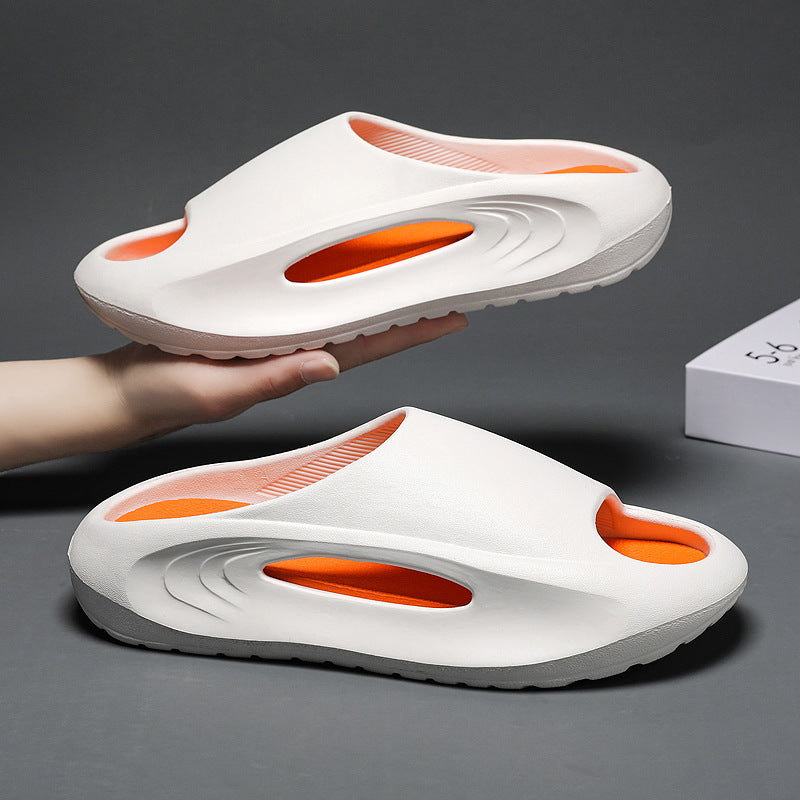 Unisex Thick Sole Non Slip Sports Slippers Casual Summer Slip-ons