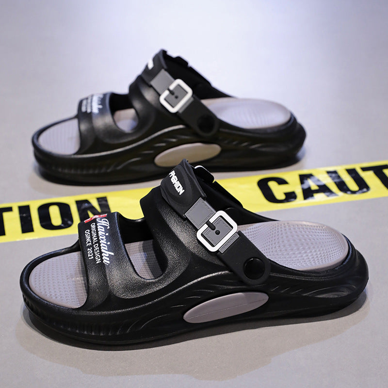 Men’s Soft Sole Non Slip Anti Odor Sports Beach Slippers Summer