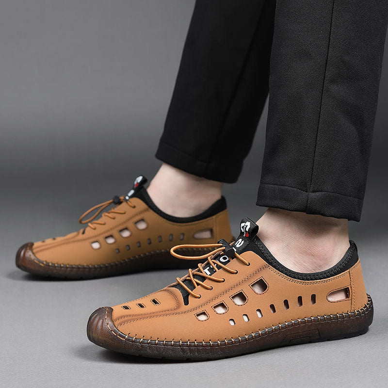 Men’s Beef Tendon Sole Non Slip Sports Sandals Plus Size Casual Summer Sandals