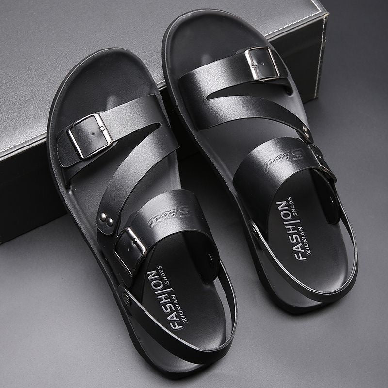 Unisex Classic Large Size Outdoor Dual Use Sandals and Slippers Casual Summer