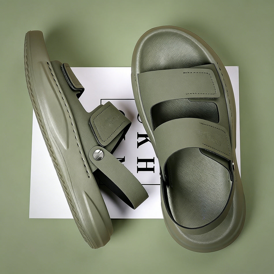 Men's Breathable Dual-Use Sandals Soft Sole Driving Shoes