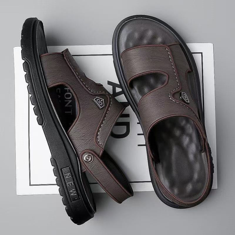 Men's Thick Sole Soft Sandals Non-Slip Beach Outdoor Shoes
