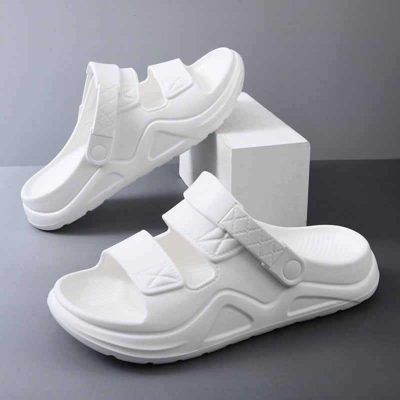 Men's Lightweight Thick Sole Sandals Non-Slip Beach Shoes