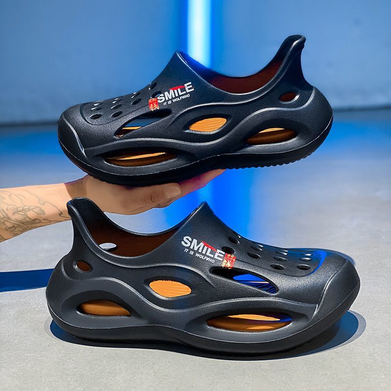 Men's Thick Sole Clog Sandals Soft Comfort Beach Shoes