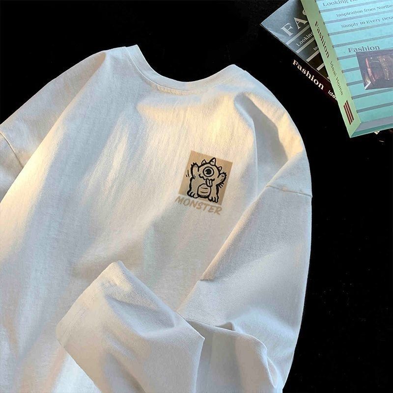 Men's Heavyweight Cotton Long Sleeve T-Shirt Casual Fit