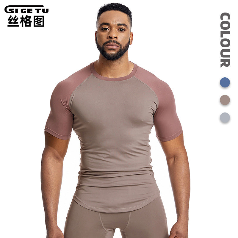 Men's Quick-Dry Compression Training T-Shirt for Sports