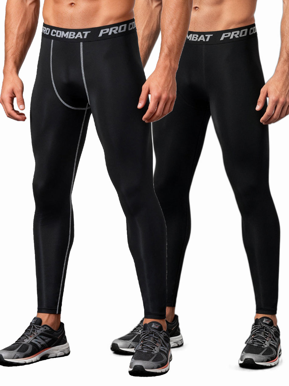 Men's Quick-Dry Compression Training Pants for Running