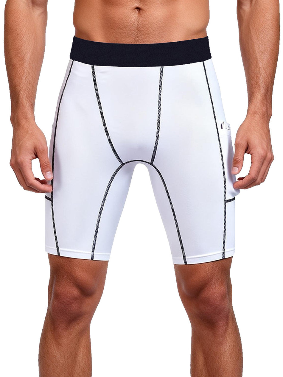 Men's Quick-Dry Compression Sports Shorts for Training