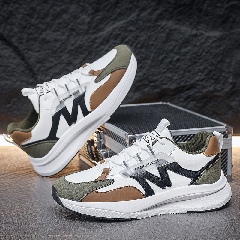 Men's Breathable Sports Casual Sneakers with Soft Sole Comfort