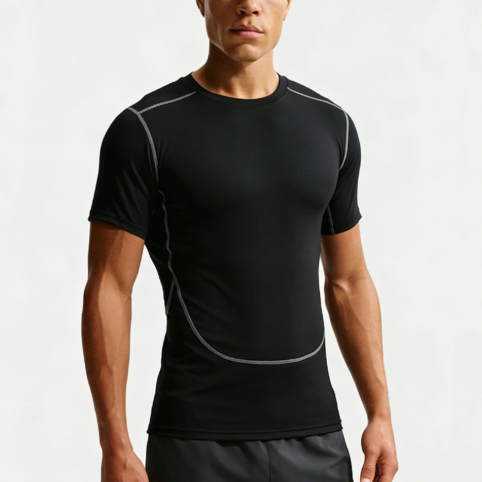 Men's Compression Sports T-Shirt Breathable Quick-Dry Fit