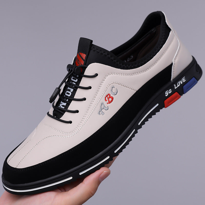 Men's Korean Style Leather Business Casual Shoes Breathable