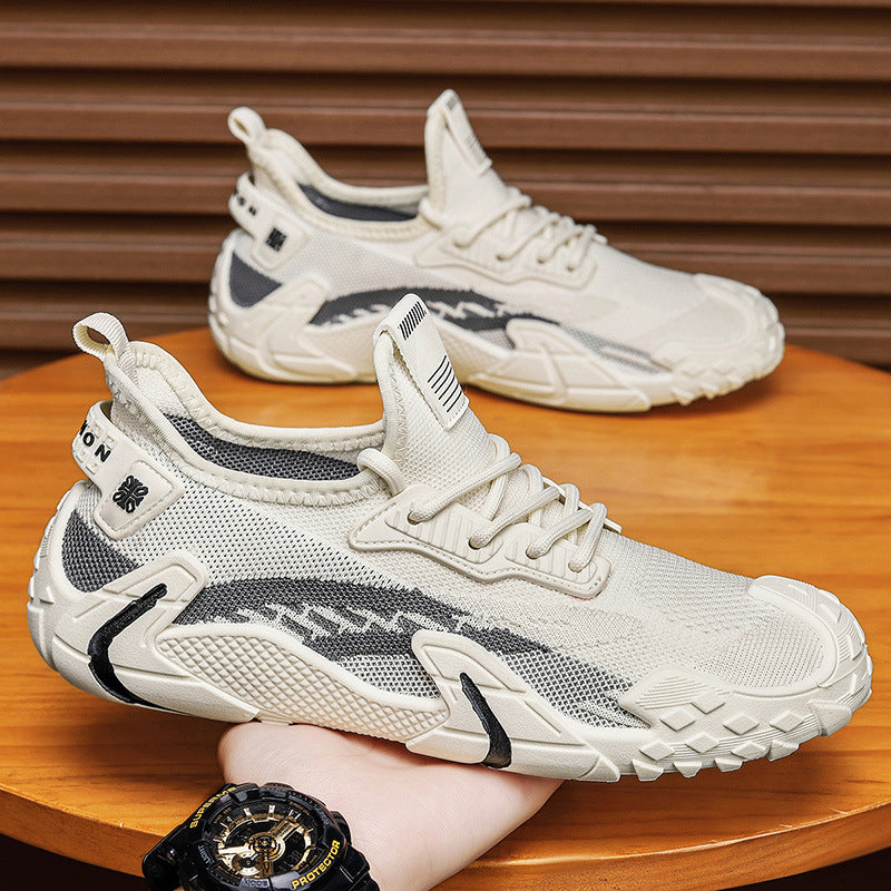 Zoteya Flyknit Mesh Sneakers Breathable Casual Sports Shoes