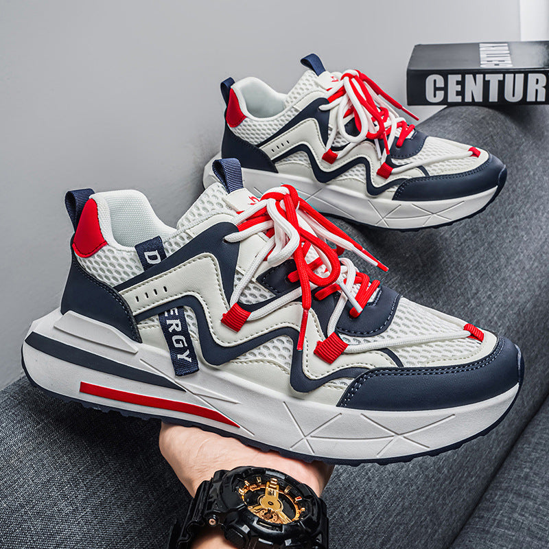 Zotia Thick Sole Men's Casual Sneakers Breathable Mesh Shoes