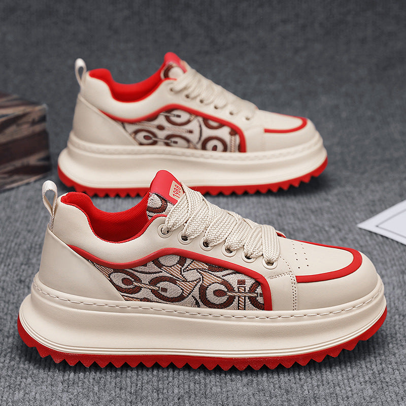 Zotia Thick Sole Men's Casual Sneakers Breathable Dad Shoes