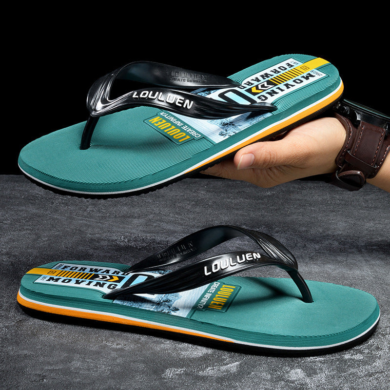2025 Men's Summer Flip Flops – Anti-Slip Casual Beach Sandals for Outdoor & Indoor Wear
