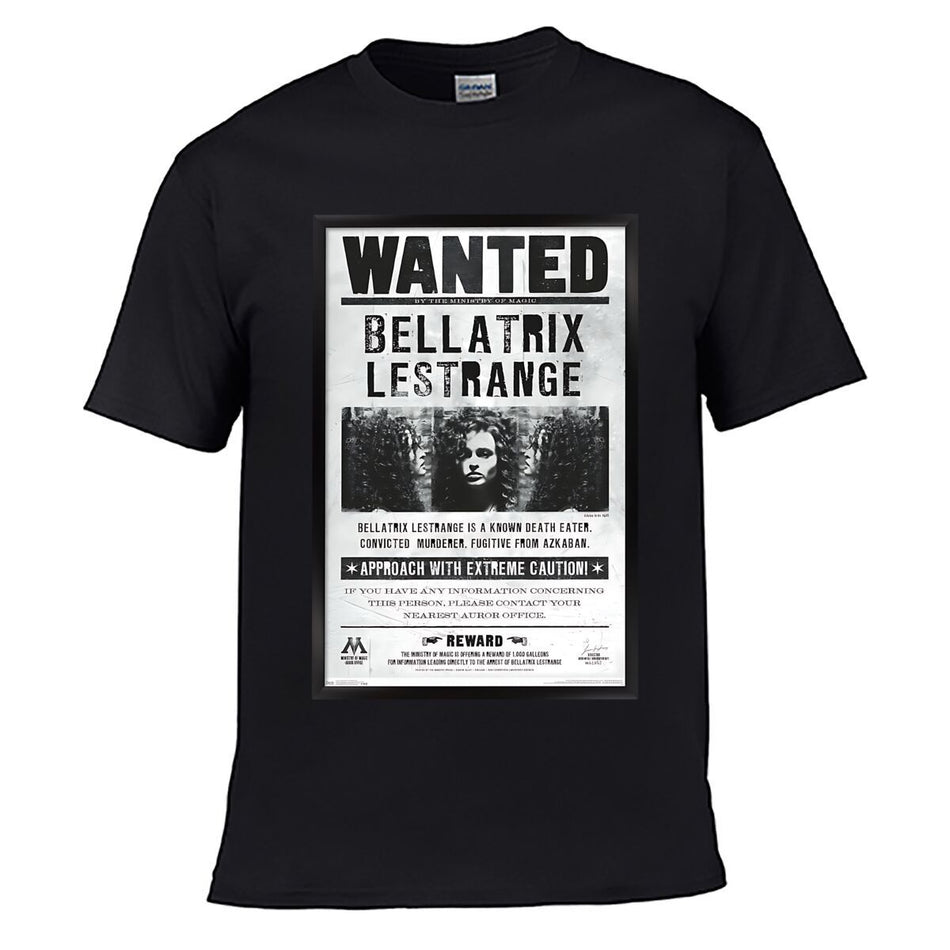 Wanted Bellatrix Lestrange Reward Poster Graphic T-Shirt
