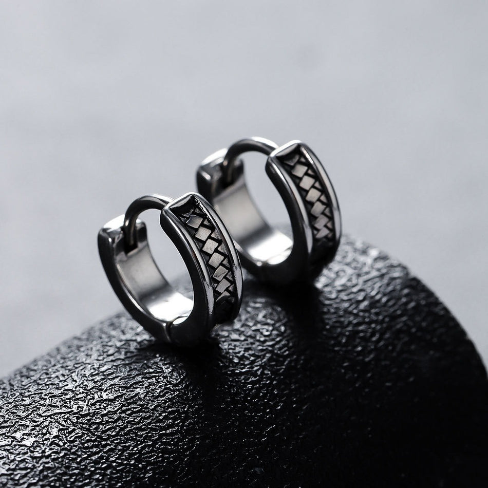 Vintage Retro Earrings Unisex High-End Unique Fashion Jewelry