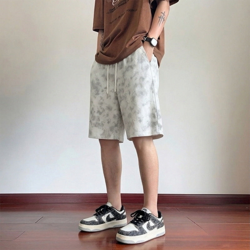 Youth Tie-Dye Loose Breathable Men's Casual Summer Shorts