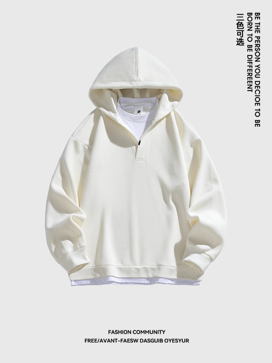 Men's Cotton Hoodie with  Loose Fit