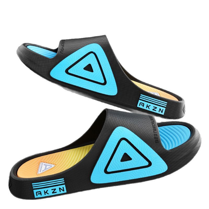 Unisex PVC Thick Sole Non-Slip Home Trending Slippers
