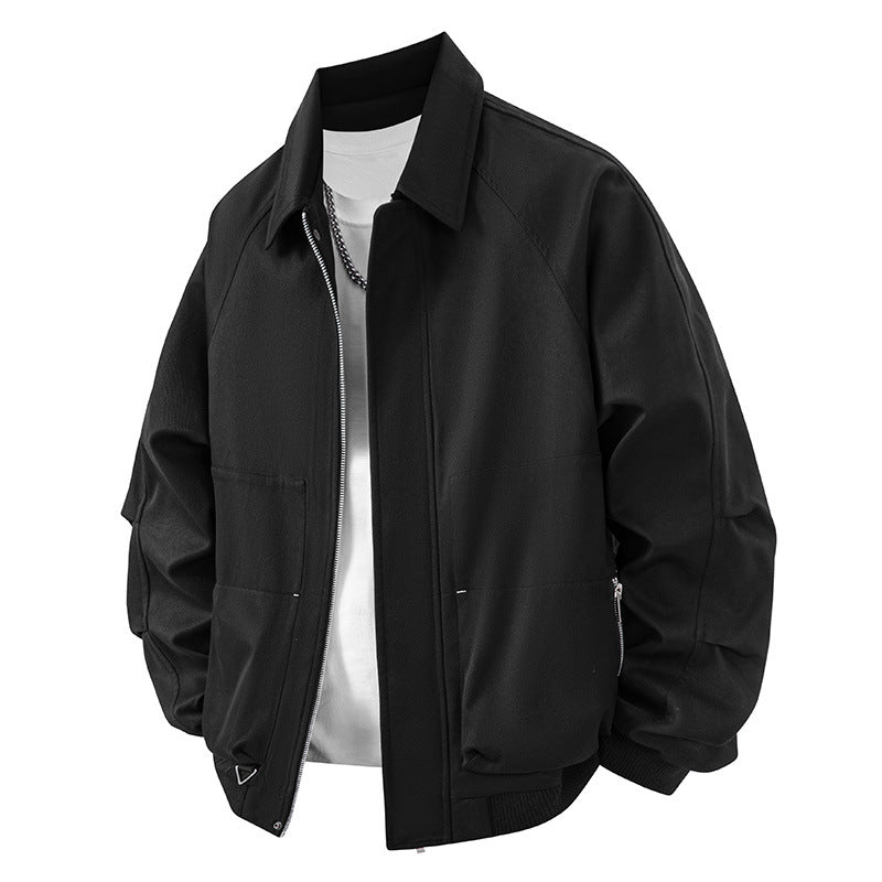 Men's American Style Jacket Casual Windproof Waterproof Outerwear