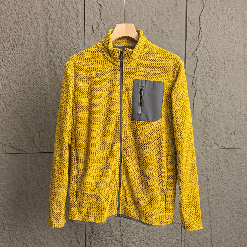 Men's Polar Fleece Half-Zip Sweatshirt Stand Collar Outdoor