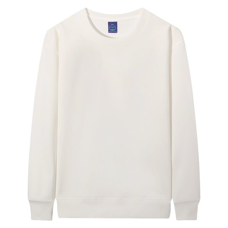 Men's Heavyweight Crewneck Sweatshirt Loose Fit Solid Color