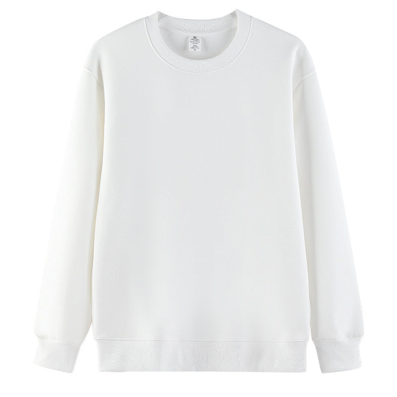 Men’s Cotton Fleece Sweatshirt Crew Neck Loose Fit Winter