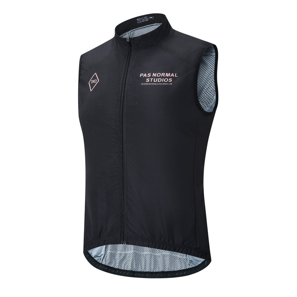 Fleece Cycling Vest Thermal Windproof Multi-Pocket Outdoor Wear