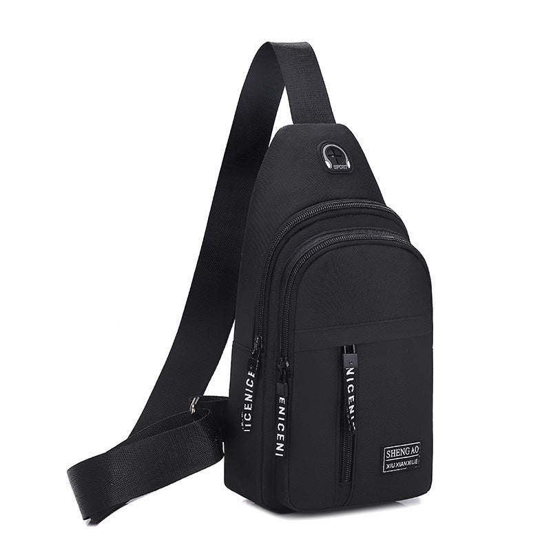 Men’s Trendy Chest Bag – Business Casual Shoulder Sling