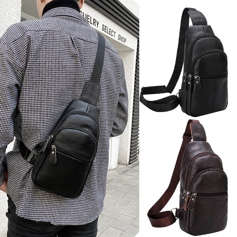 Men’s Large Cowhide Chest Bag