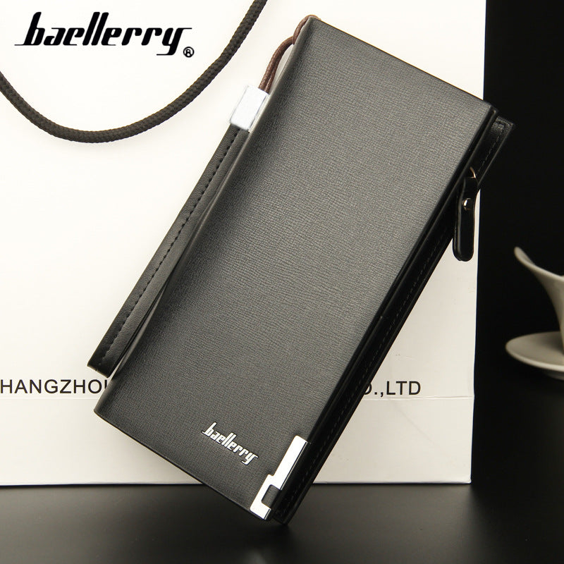 Baellerry Long Zipper Wallet Men's Clutch Handbag