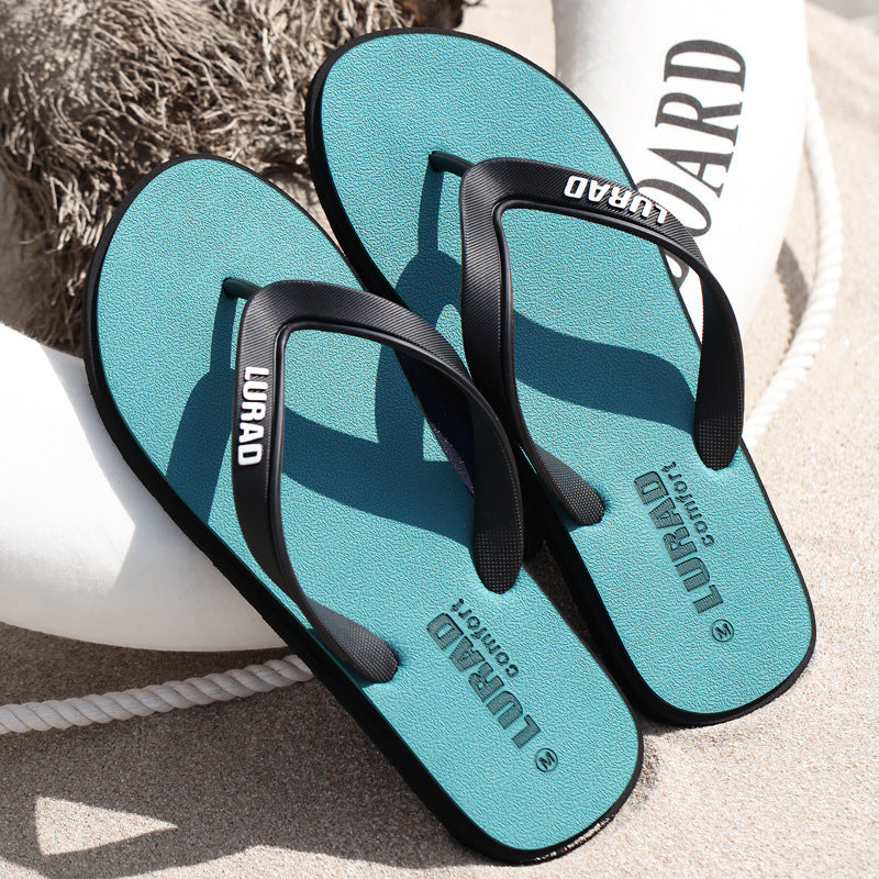 Luladi Men’s Trendy Flip Flops – Outdoor Beach Sandals