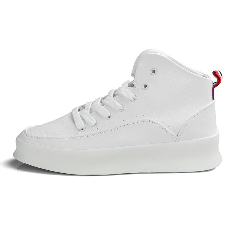 Men’s Mid-Top Platform Sneakers – Korean Street Style