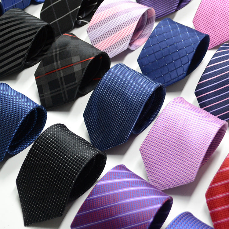8cm Arrow Jacquard Tie – Solid Color & Logo Ready